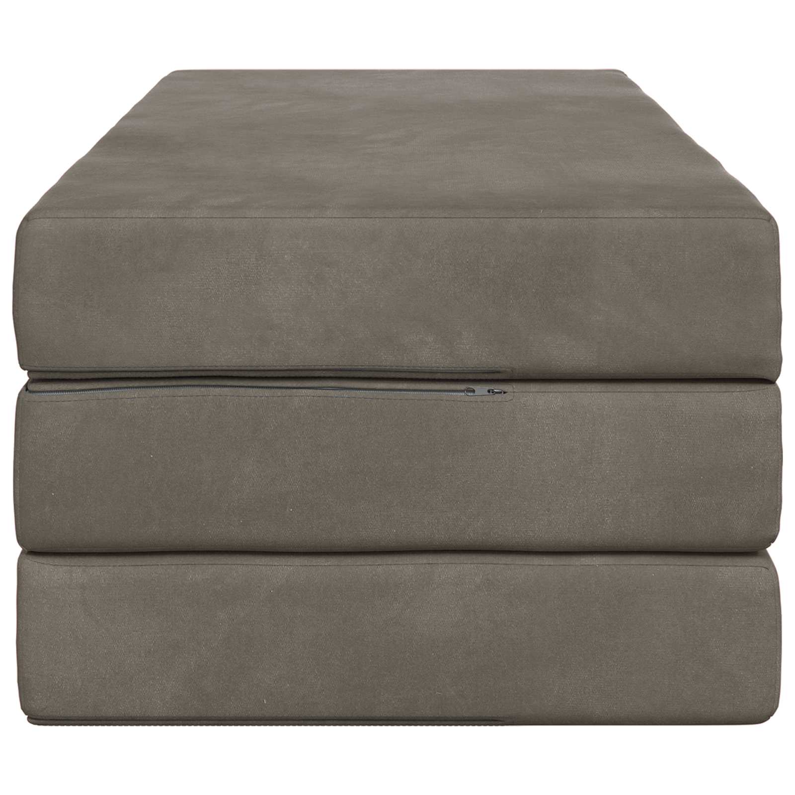 Vouwbare Bankbed 140 x 67 x 45 cm Lichtgrijs