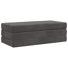 Vouwbare Bankbed 140 x 67 x 45 cm Donkergrijs