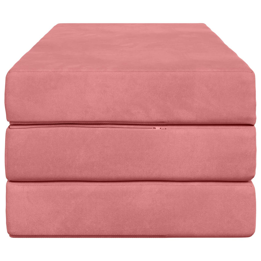 Vouwbare Bankbed 140 x 67 x 45 cm Roze