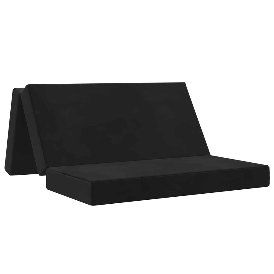 Vouwbare Bankbed 140 x 67 x 45 cm Zwart
