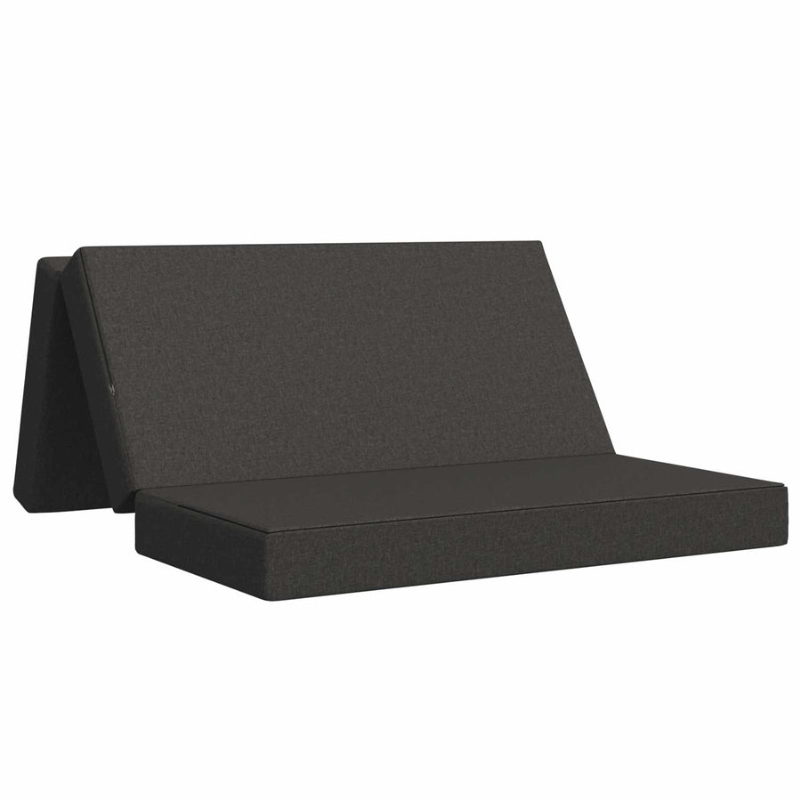 Vouwbare Bankbed 160 x 67 x 45 cm Donkergrijs