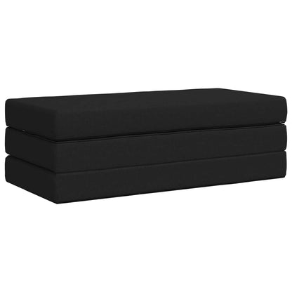 Vouwbare Bankbed 160 x 67 x 45 cm Zwart