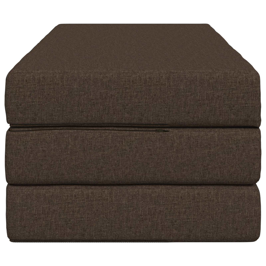 Vouwbare Bankbed 160 x 67 x 45 cm Taupe