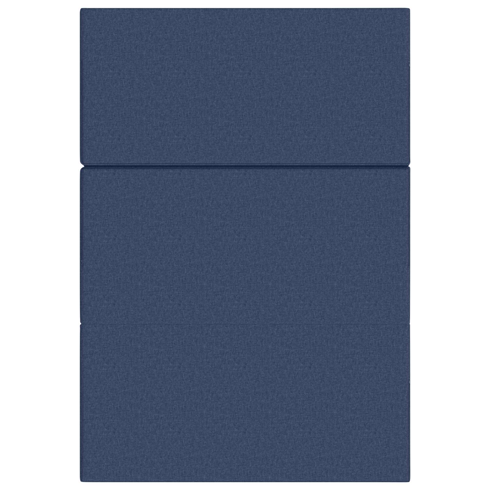Vouwbare Bankbed 160 x 67 x 45 cm Blauw