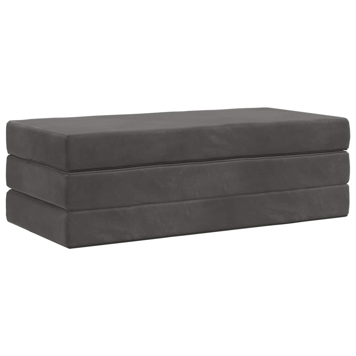 Vouwbare Bankbed 160 x 67 x 45 cm Donkergrijs