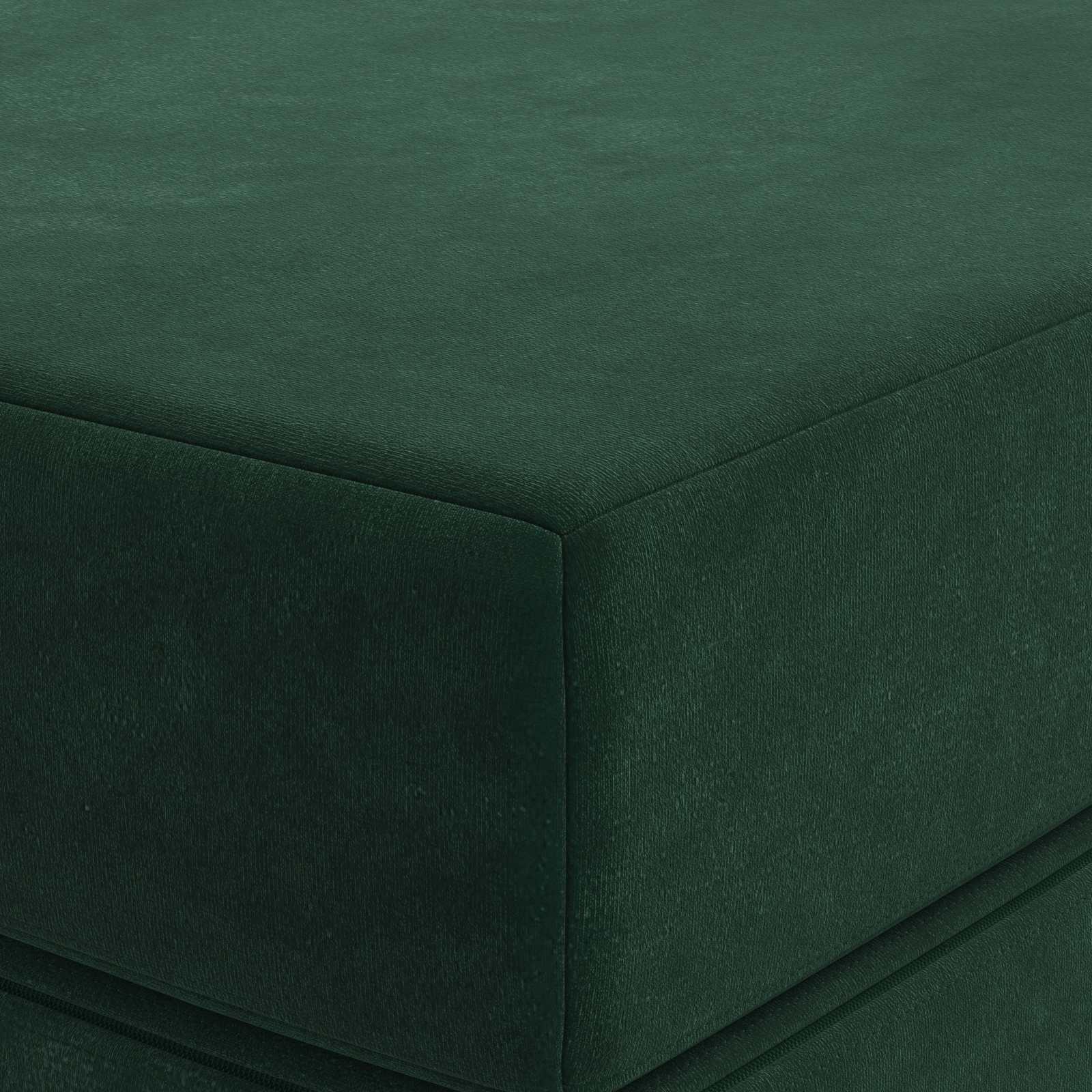 Vouwbare Bankbed 160 x 67 x 45 cm Donkergroen