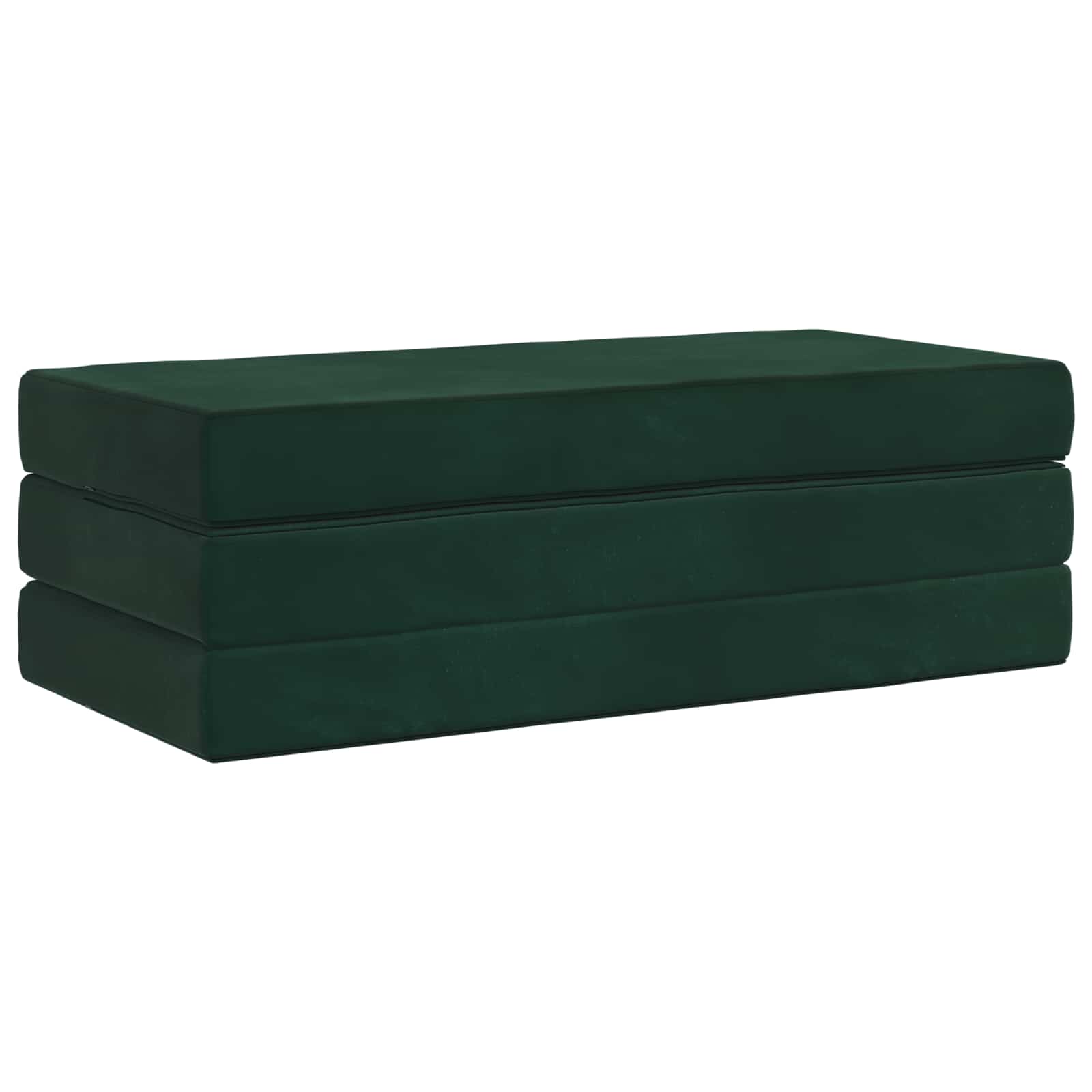 Vouwbare Bankbed 160 x 67 x 45 cm Donkergroen