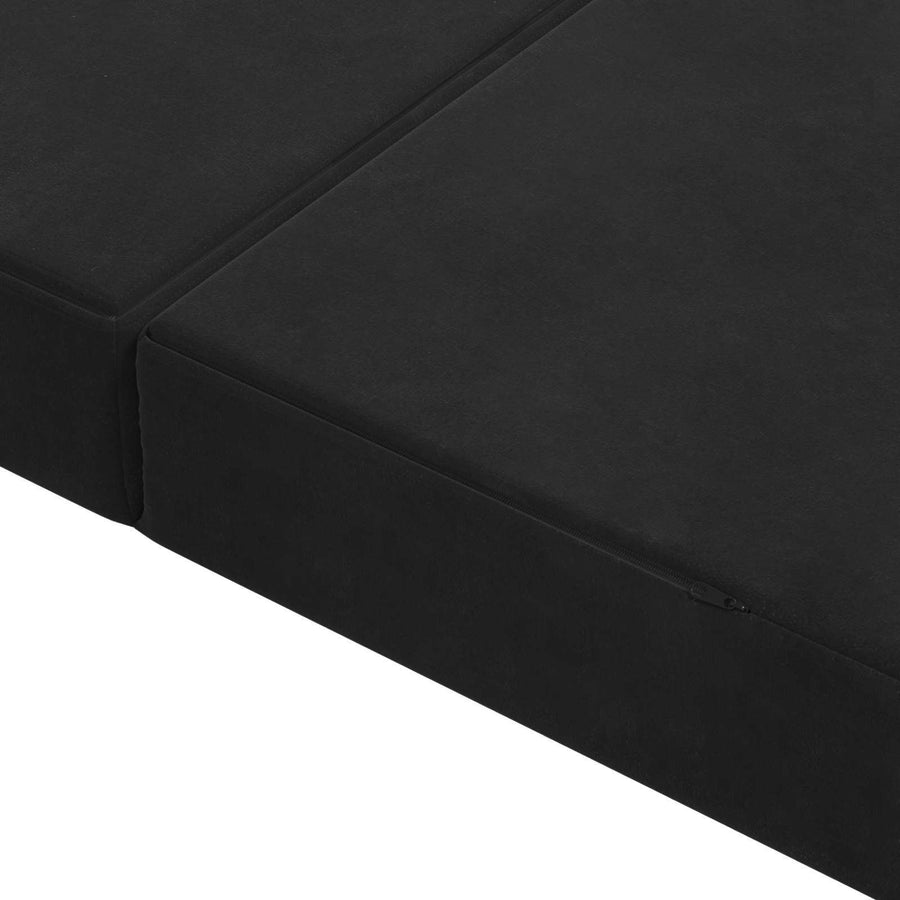 Vouwbare Bankbed 160 x 67 x 45 cm Zwart
