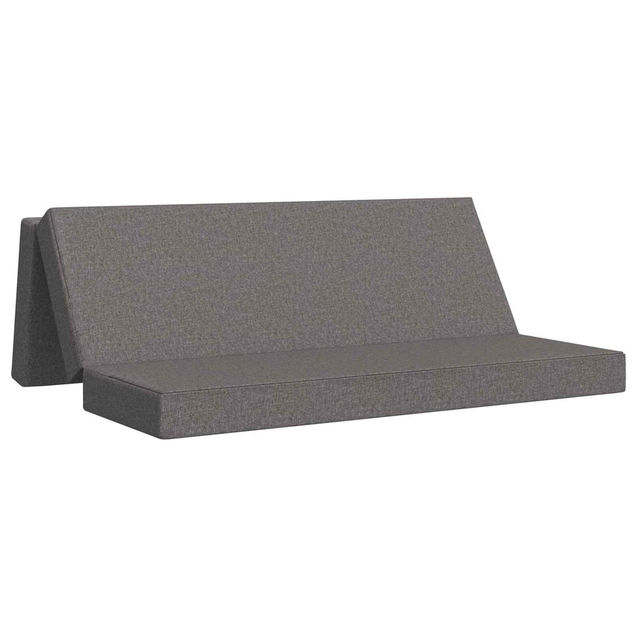 Vouwbare Bankbed 180 x 67 x 45 cm Lichtgrijs