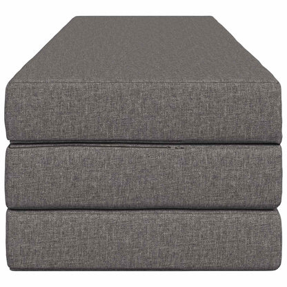 Vouwbare Bankbed 180 x 67 x 45 cm Lichtgrijs