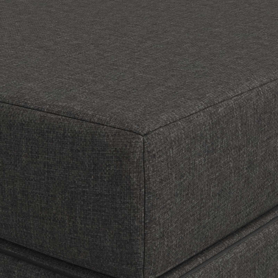 Vouwbare Bankbed 180 x 67 x 45 cm Donkergrijs