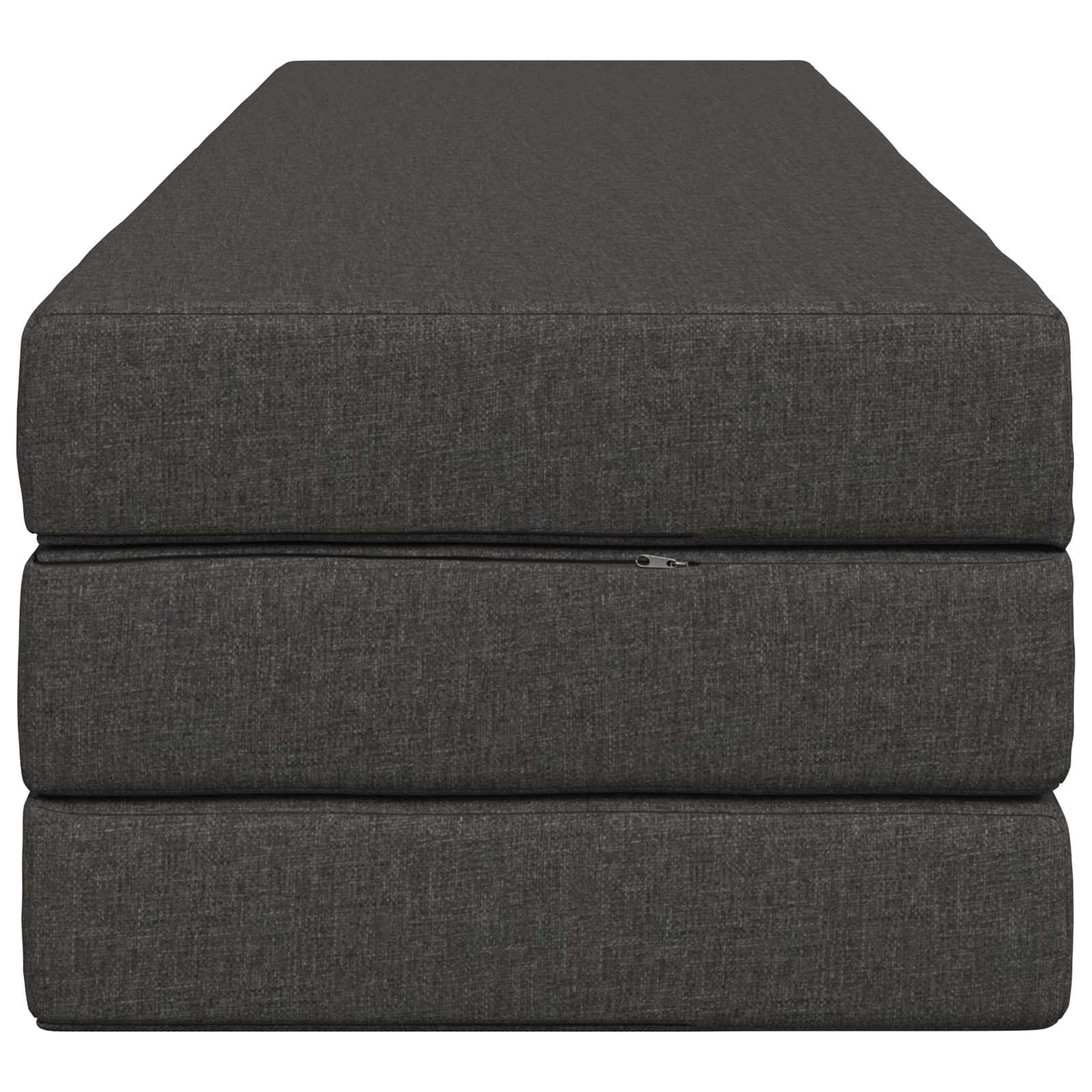 Vouwbare Bankbed 180 x 67 x 45 cm Donkergrijs