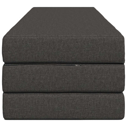 Vouwbare Bankbed 180 x 67 x 45 cm Donkergrijs