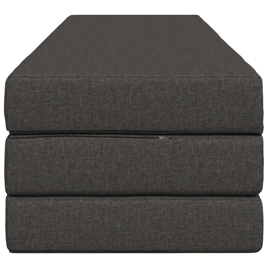 Vouwbare Bankbed 180 x 67 x 45 cm Donkergrijs