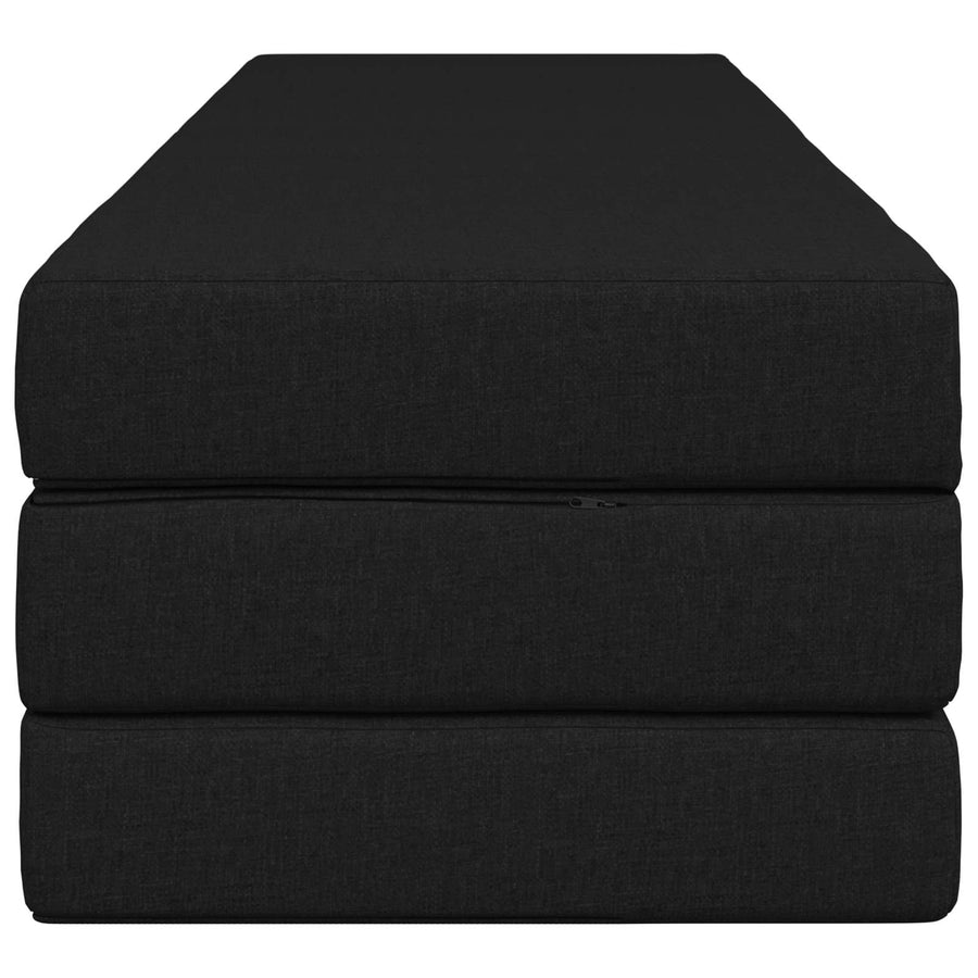 Vouwbare Bankbed 180 x 67 x 45 cm Zwart