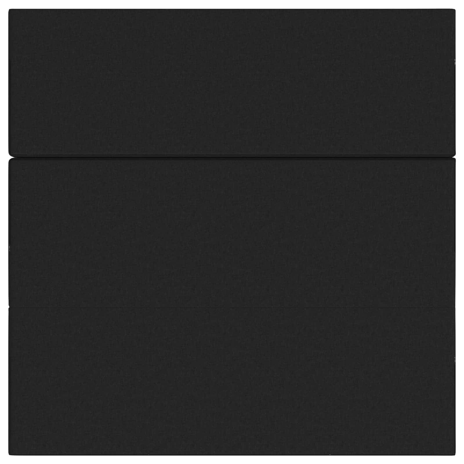Vouwbare Bankbed 180 x 67 x 45 cm Zwart