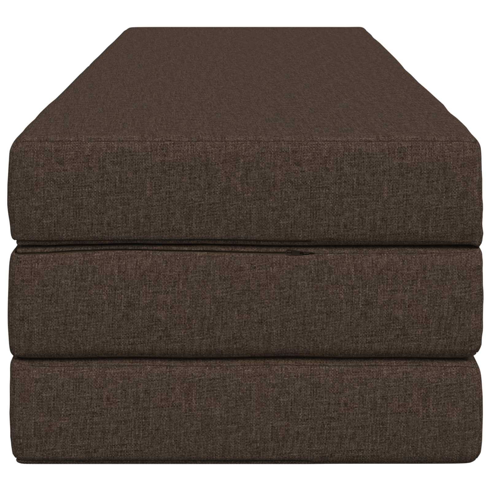 Vouwbare Bankbed 180 x 67 x 45 cm Taupe