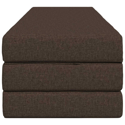 Vouwbare Bankbed 180 x 67 x 45 cm Taupe