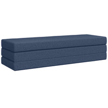 Vouwbare Bankbed 180 x 67 x 45 cm Blauw