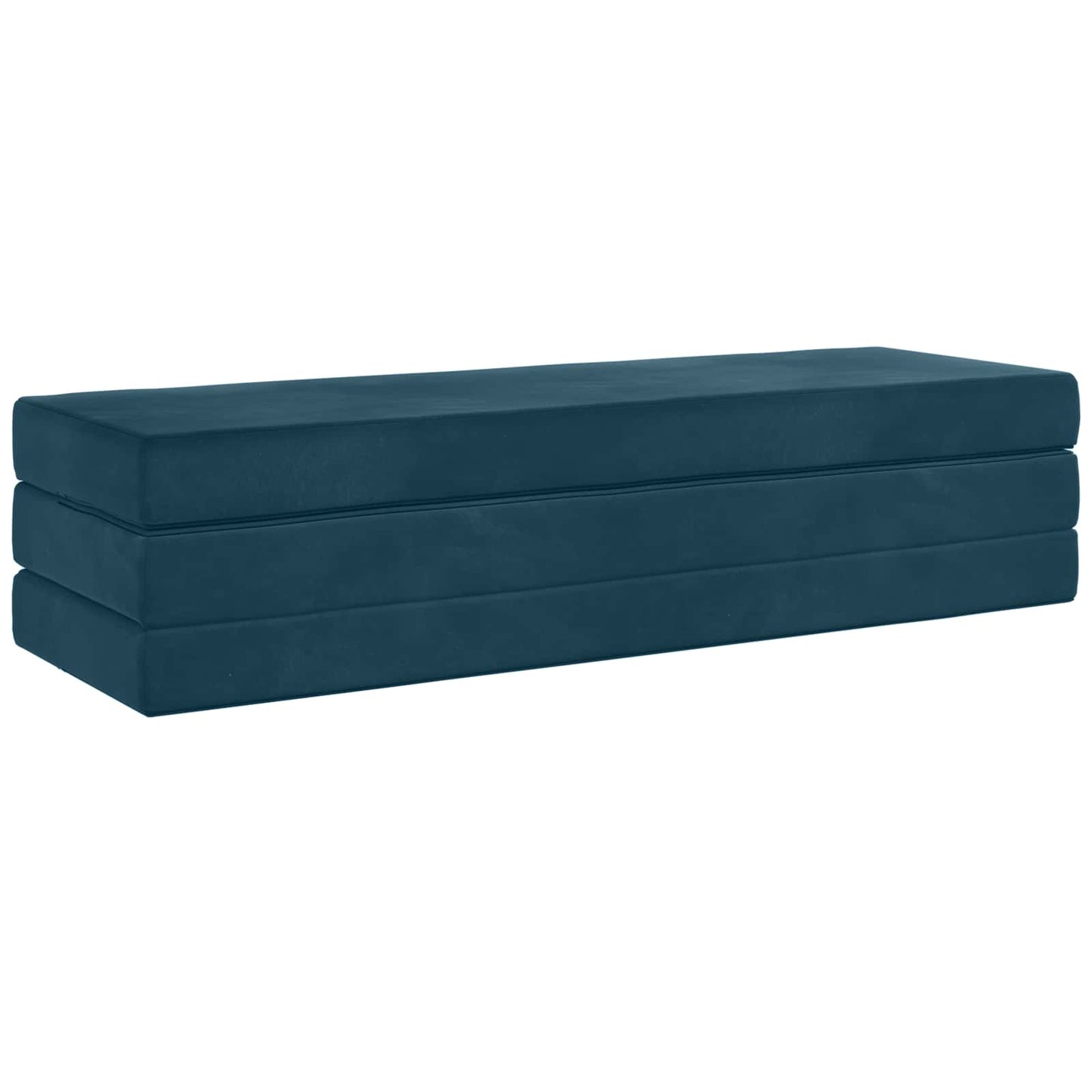 Vouwbare Bankbed 180 x 67 x 45 cm Blauw