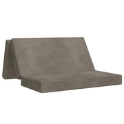 Vouwbaar bankbed 180x67x45 cm lichtgrijs