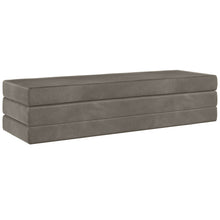Vouwbare Bankbed 180 x 67 x 45 cm Lichtgrijs