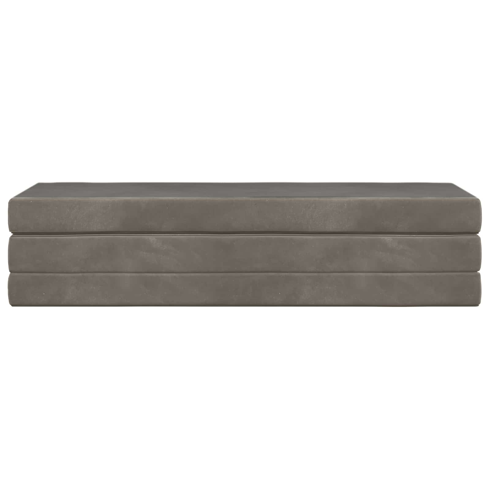 Vouwbare Bankbed 180 x 67 x 45 cm Lichtgrijs