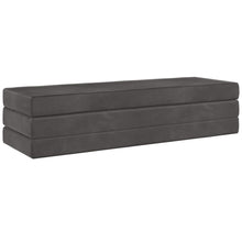 Vouwbare Bankbed 180 x 67 x 45 cm Donkergrijs