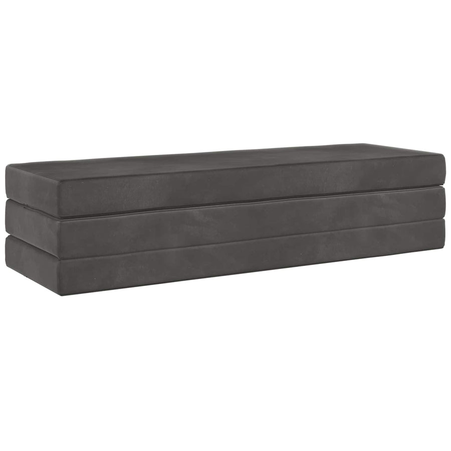 Vouwbare Bankbed 180 x 67 x 45 cm Donkergrijs