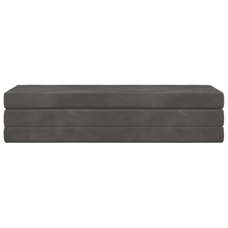 Vouwbare Bankbed 180 x 67 x 45 cm Donkergrijs
