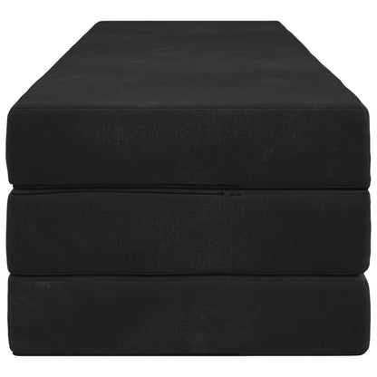 Vouwbare Bankbed 180 x 67 x 45 cm Zwart