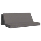 Foldable Sofa Bed 200 x 67 x 45 cm Light Grey