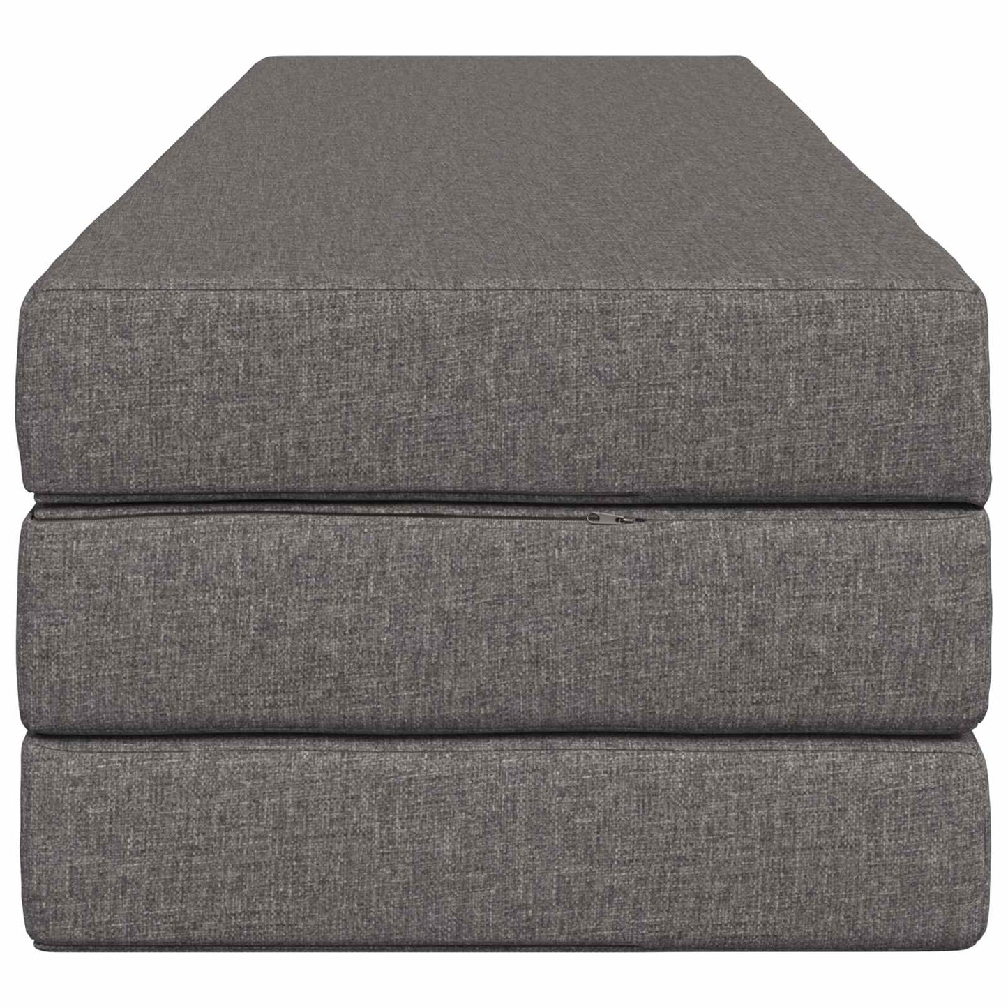 Vouwbare Bankbed 200 x 67 x 45 cm Lichtgrijs