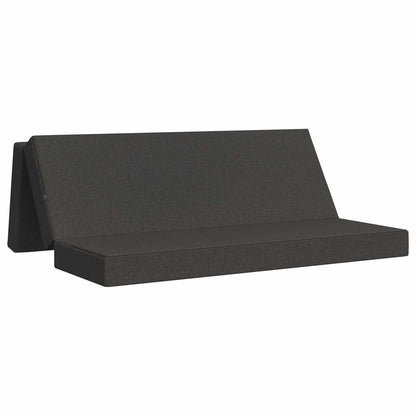 Vouwbare Bankbed 200 x 67 x 45 cm Donkergrijs