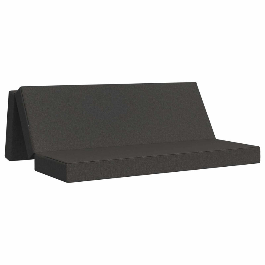 Vouwbare Bankbed 200 x 67 x 45 cm Donkergrijs