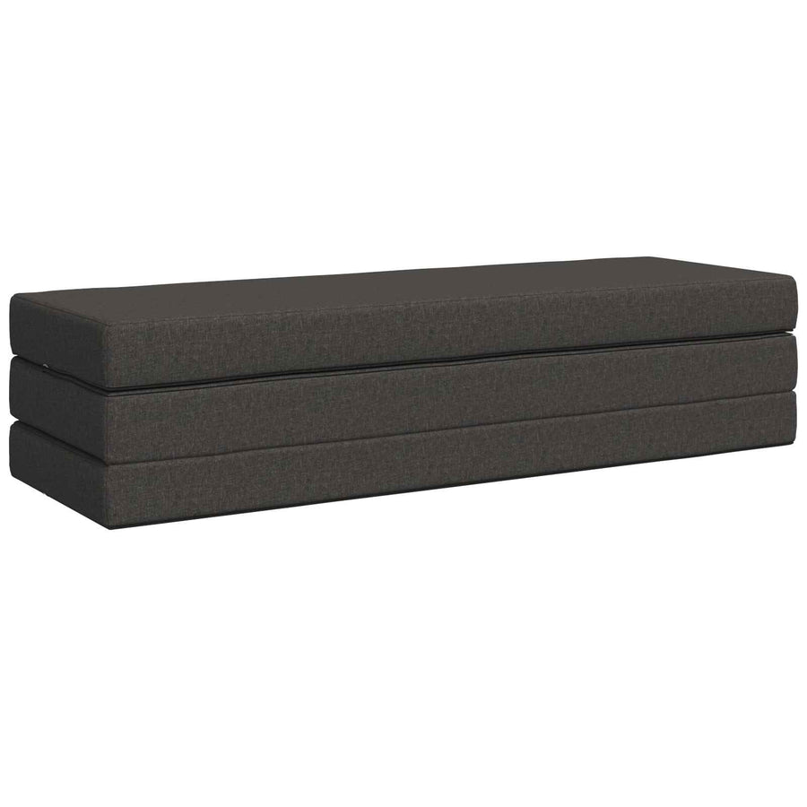 Vouwbare Bankbed 200 x 67 x 45 cm Donkergrijs
