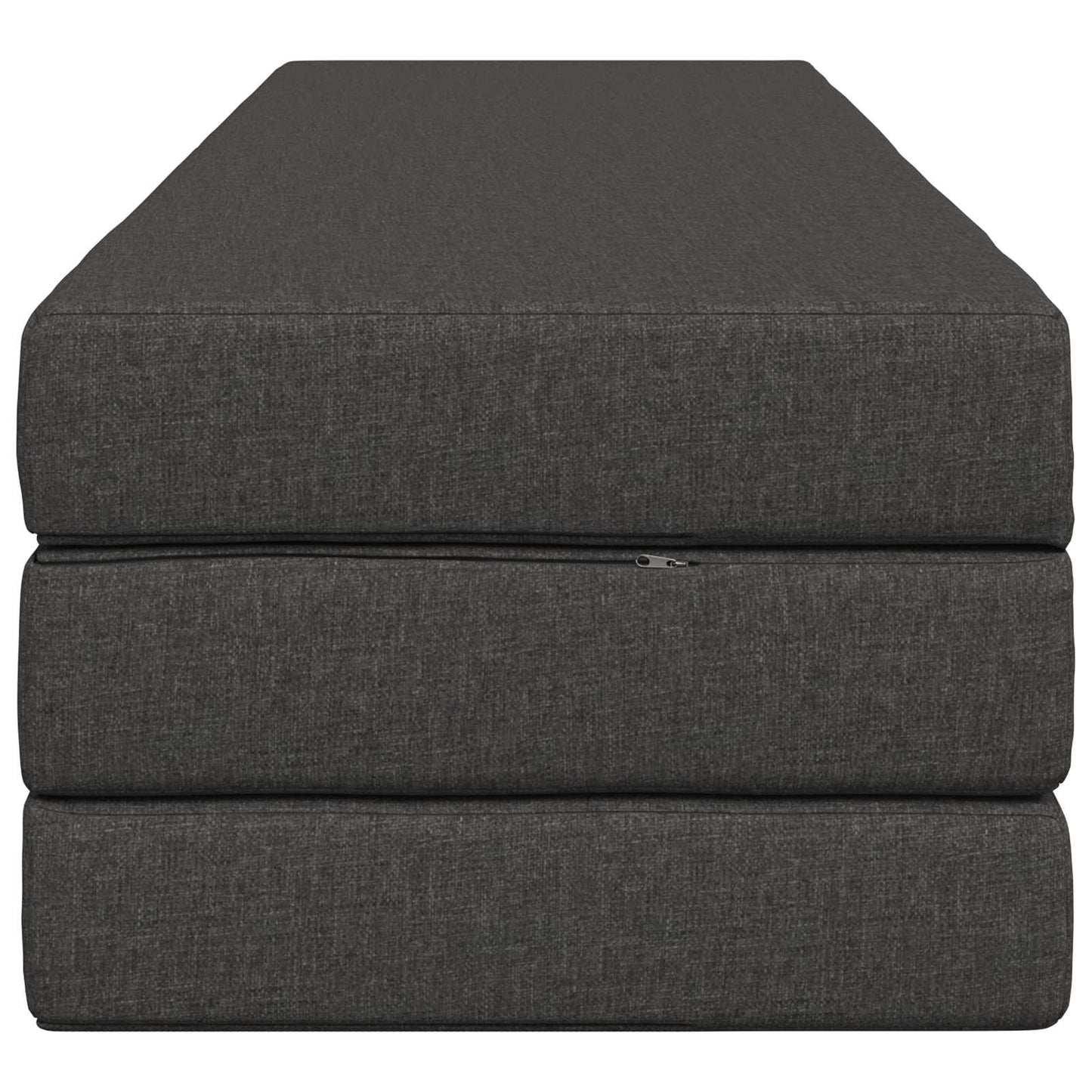 Vouwbare Bankbed 200 x 67 x 45 cm Donkergrijs
