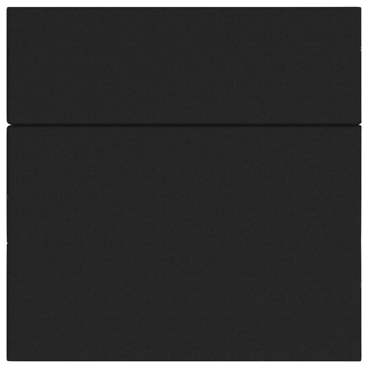 Vouwbare Bankbed 200 x 67 x 45 cm Zwart