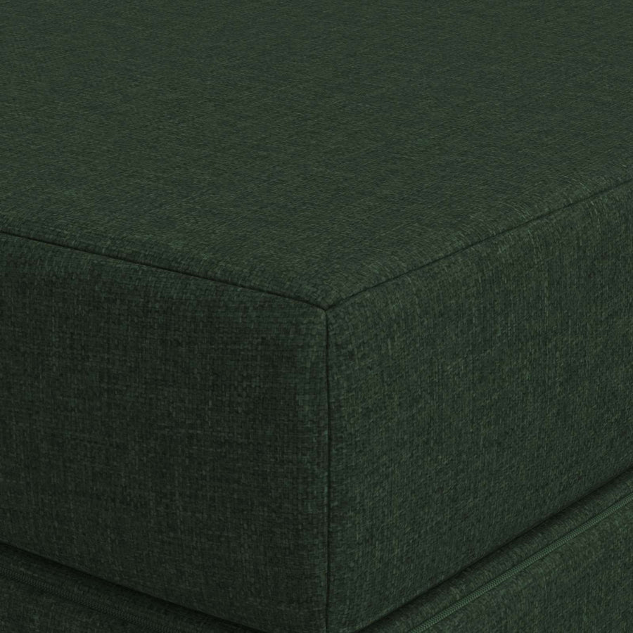Vouwbare Bankbed 200 x 67 x 45 cm Donkergroen