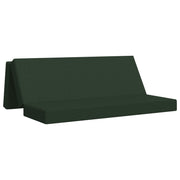 Slaapbank 200x67x45 cm donkergroen polyester