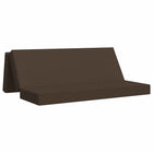 Foldable Daybed 200 x 67 x 45 cm Taupe