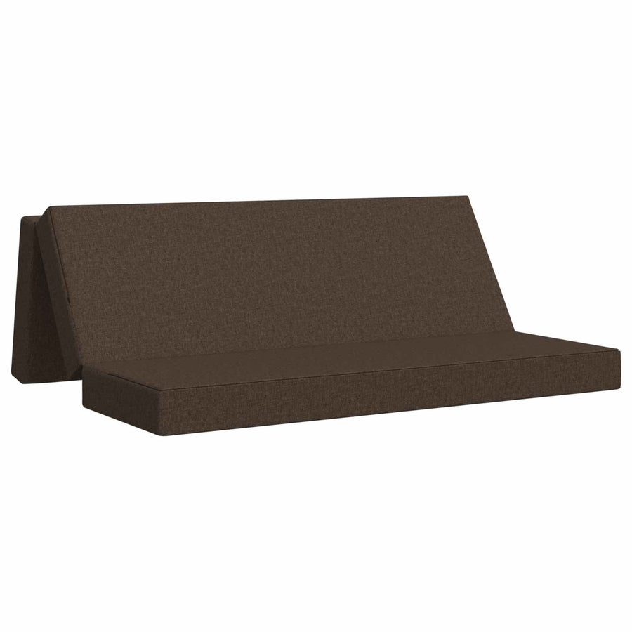 Vouwbare Bankbed 200 x 67 x 45 cm Taupe