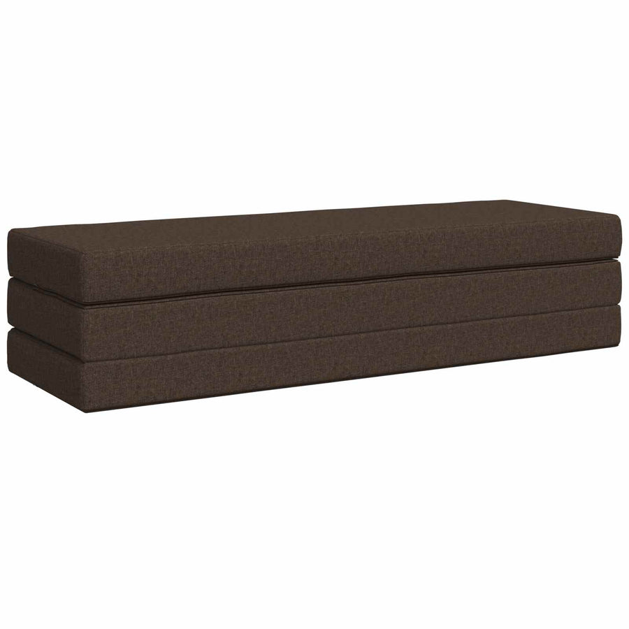 Vouwbare Bankbed 200 x 67 x 45 cm Taupe