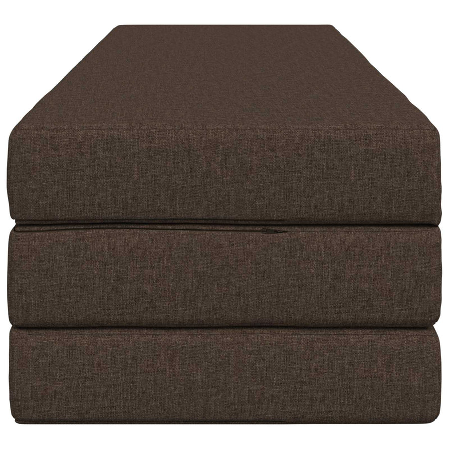 Vouwbare Bankbed 200 x 67 x 45 cm Taupe