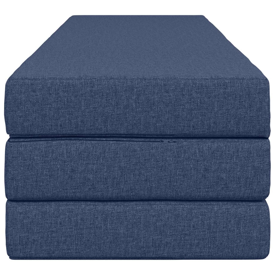 Vouwbare Bankbed 200 x 67 x 45 cm Blauw