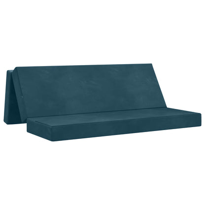 Vouwbare Bankbed 200 x 67 x 45 cm Blauw