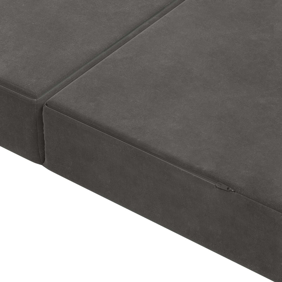 Vouwbare Bankbed 200 x 67 x 45 cm Donkergrijs