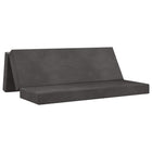 Foldable Sofa Bed 200 x 67 x 45 cm Dark Grey