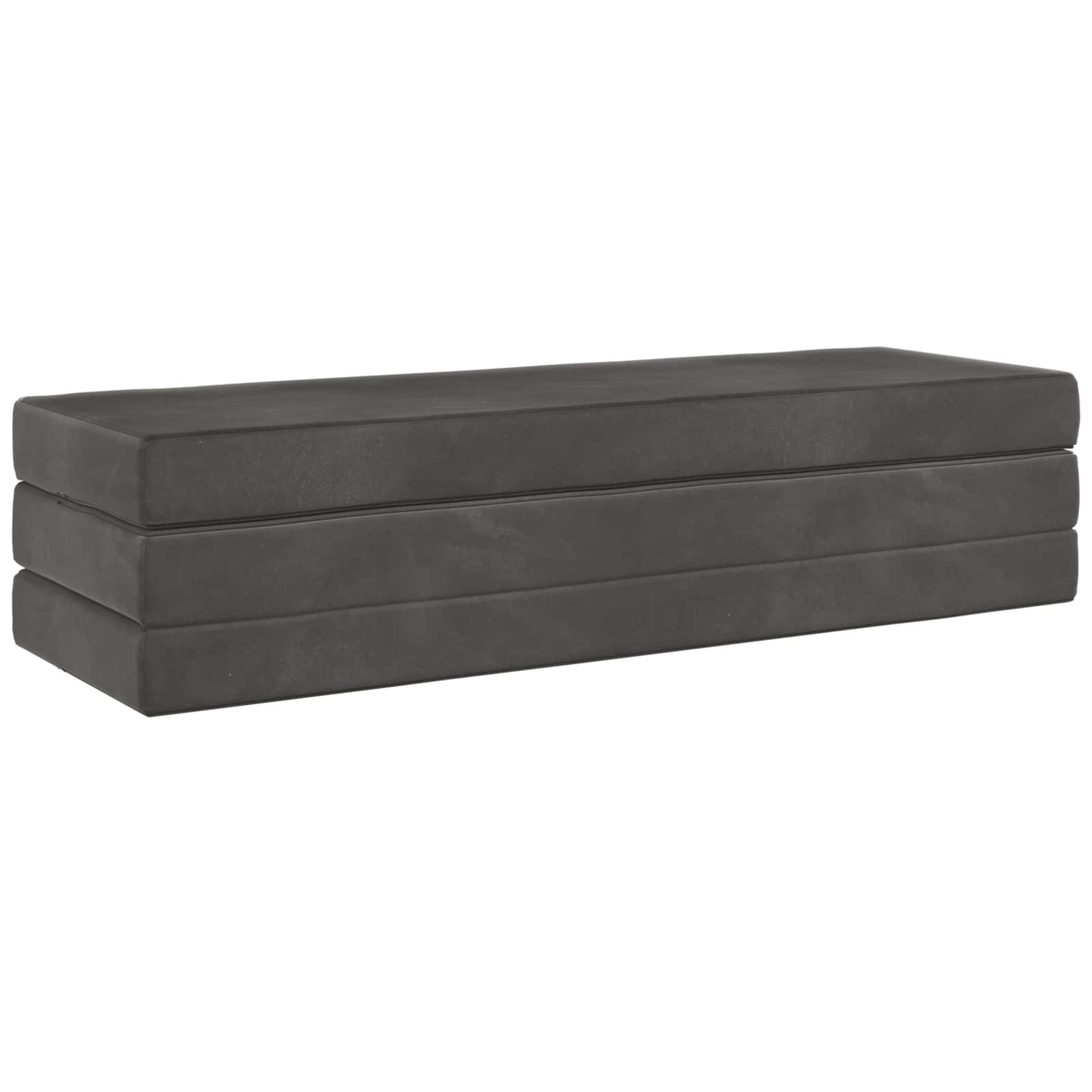 Vouwbare Bankbed 200 x 67 x 45 cm Donkergrijs