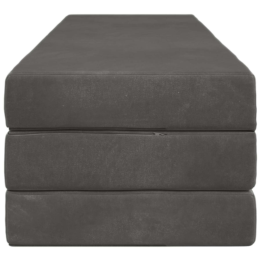 Vouwbare Bankbed 200 x 67 x 45 cm Donkergrijs